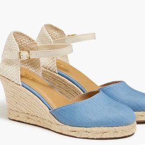 Ankle Strap Espadrille Wedges